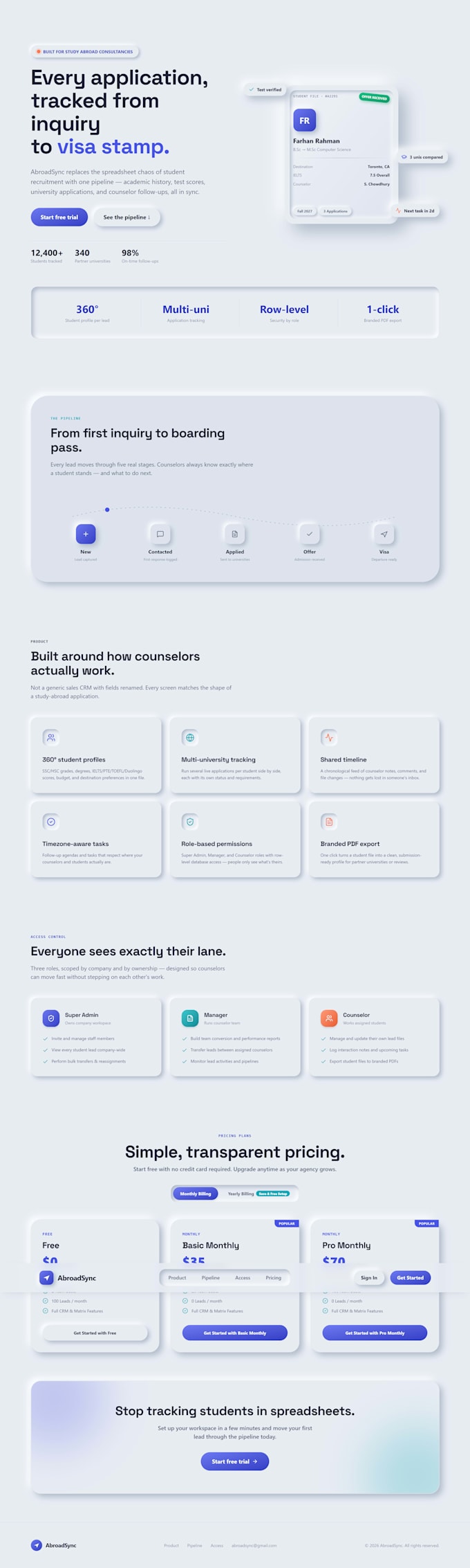 build a multi tenant saas CRM with next js and supabase