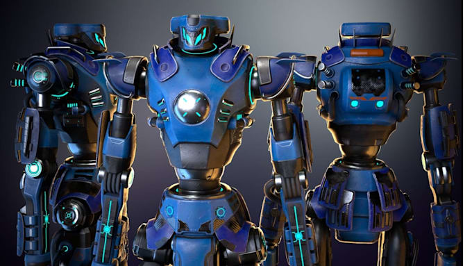 do realistic 3d sci fi hard surface asset sci fi mech for unity unreal engine