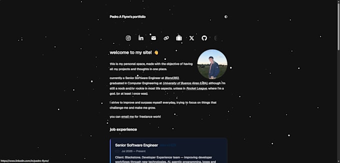 develop your web app, API, chatbot, software