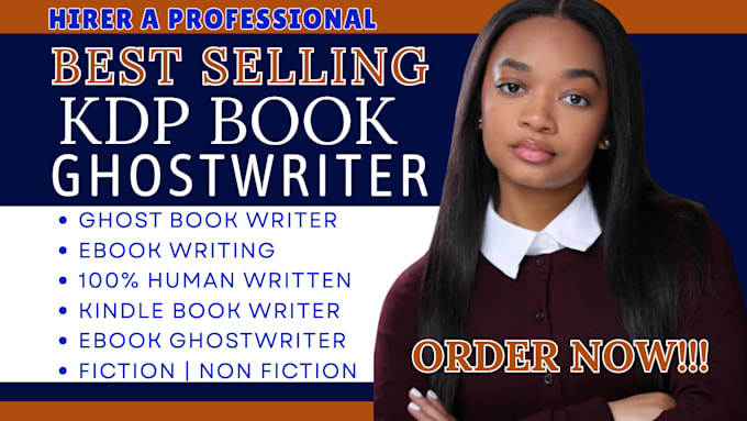 be your ebook ghostwriter, ghost book writer and amazon book writer
