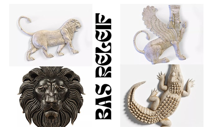 create 3d bas relief models cnc ready stl files for carving and 3d printing