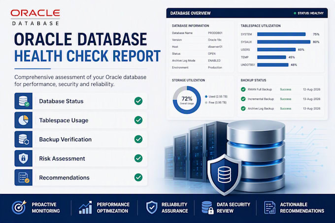create oracle dba reports, health checks and documentation