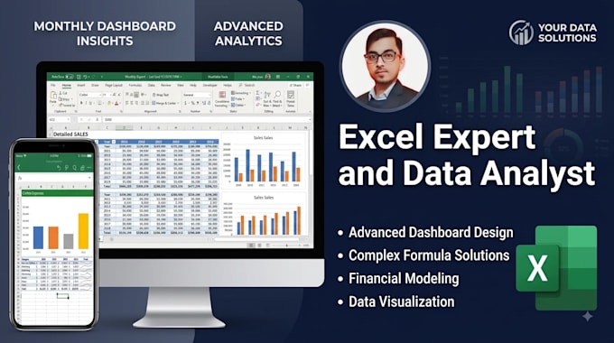 excel expert  data analyst  advanced data solutions