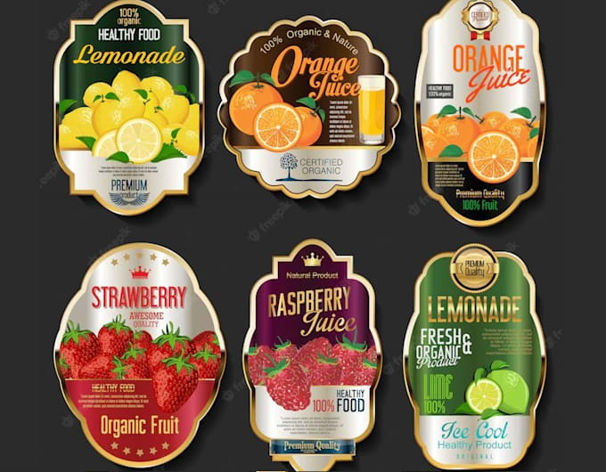 do minimalist juice, liquid, juice label packaging design