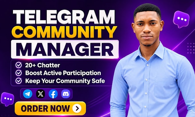 be your telegram community manager moderator crypto and telegram admin