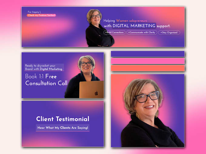 revamp, design banner and optimize your linkedin profile