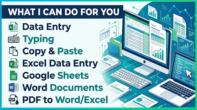 do accurate data entry and copy paste tasks