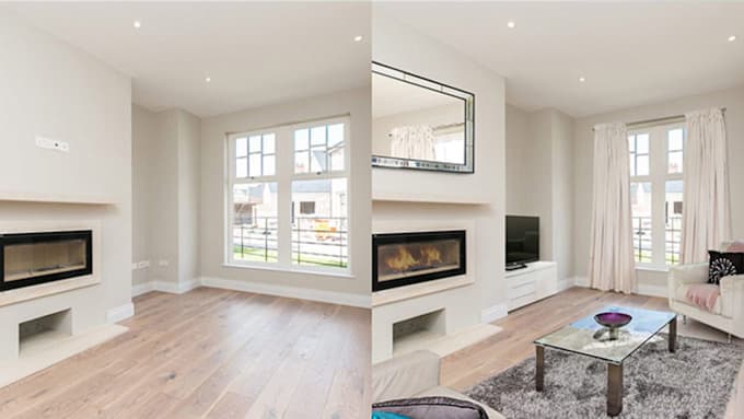design 360 panorama, virtual staging and real estate rendering