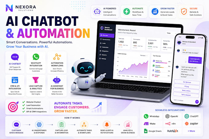 build ai chatbot and business automation