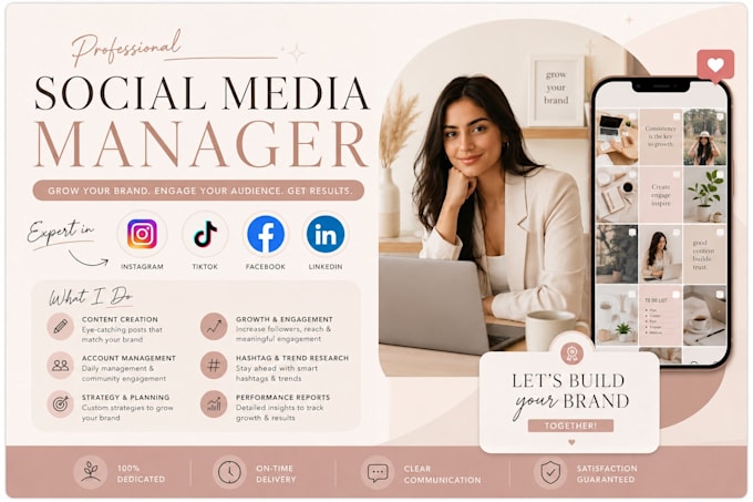 manage your social media and create engaging content