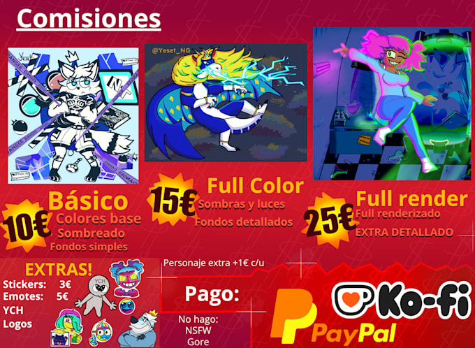 art commissions for a very low price