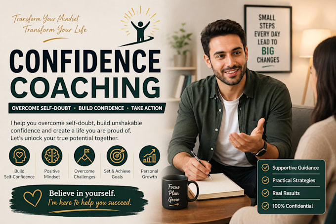 be your life coach for confidence  and personal growth