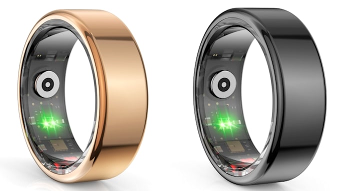 design smart ring, fitness tracker wearable cad modeling rendering in solidworks