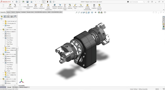 do robotics cad, solidworks modeling, mechanical prototypes 3d printed products