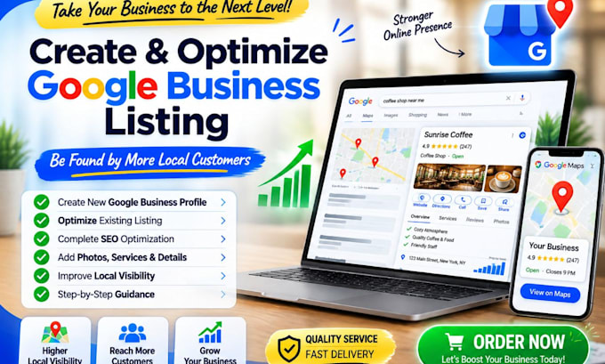 create and optimize google business listing