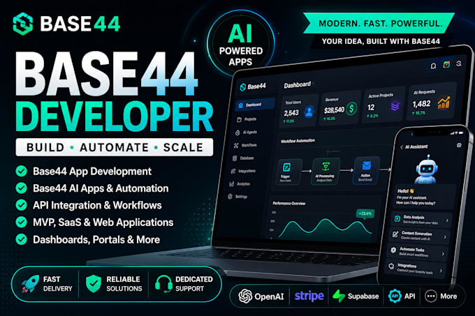 base44 developer base44 app base44 ai app base44 automation  base44 expert