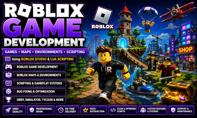 develop roblox game roblox maps environment roblox studio roblox game developer