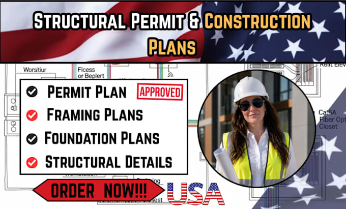 create structural permit drawings for residential and commercial projects