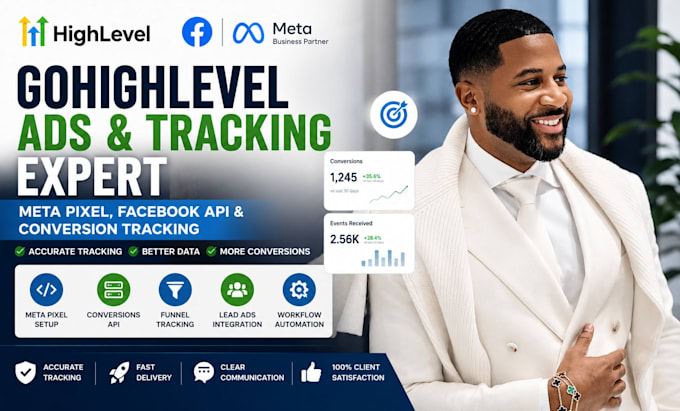 setup gohighlevel ad meta pixel ghl integration facebook ap tracking workflow