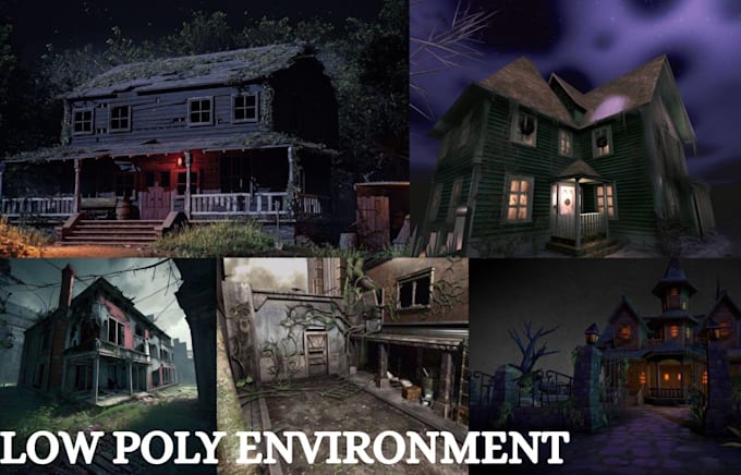 create ps1 psx ps2 n64 low poly environments retro horror maps and worlds