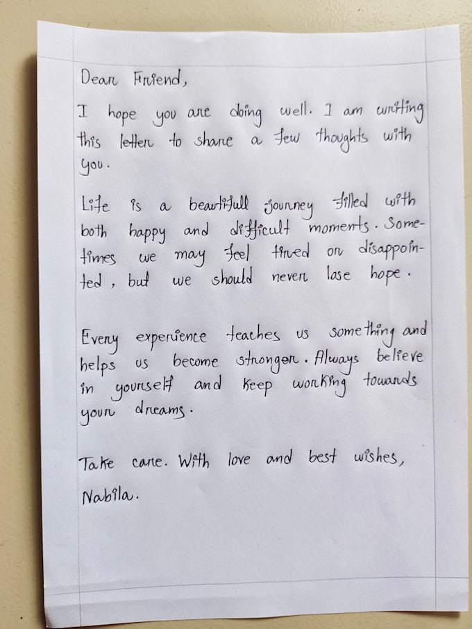 do neat and beautiful handwriting