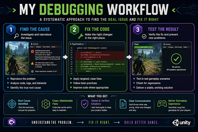 debug and fix c sharp game code