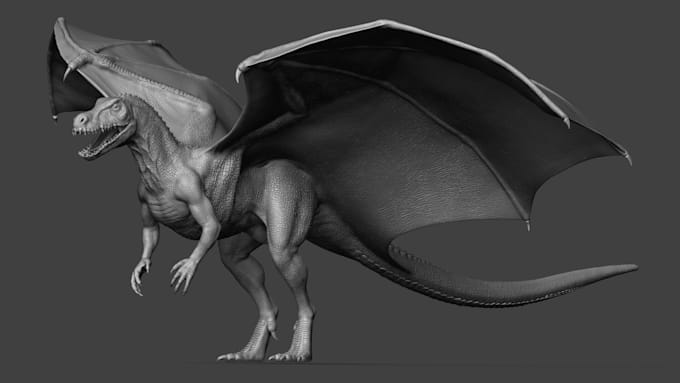 model, sculpt and create 3d fantasy creatures and animals