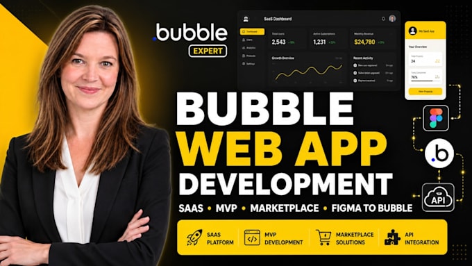 build bubble webapp bubble marketplace bubble app saas mvp figma to bubble adalo