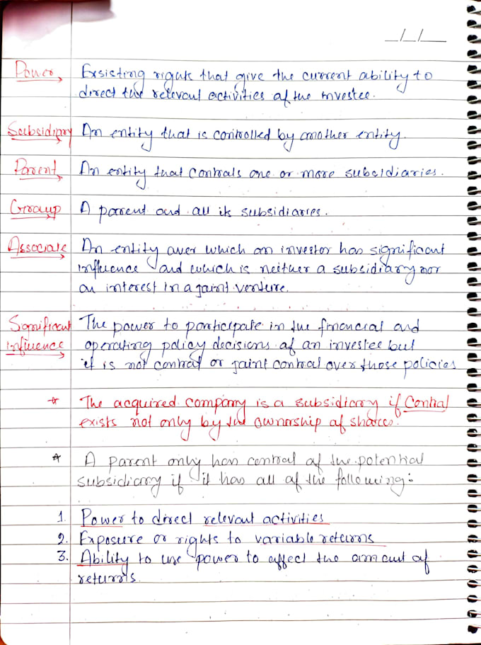 write neat handwritten notes, documents and letters
