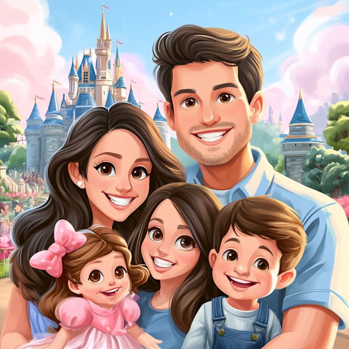 do disney cartoon portrait