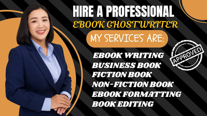 professionally ghostwrite and edit your book