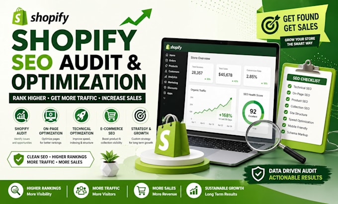 do shopify SEO optimize shopify store shopify audit shopify optimization audit