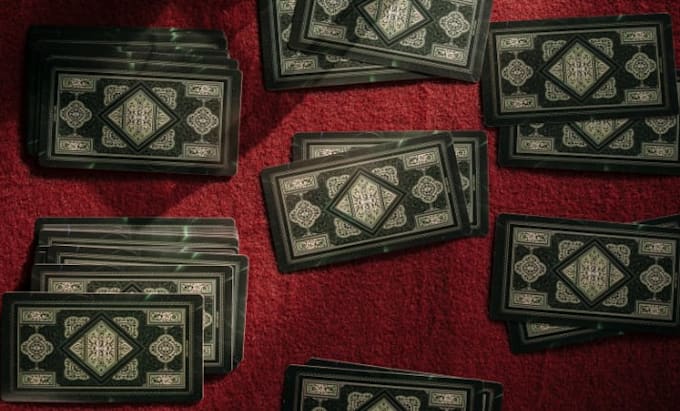 create custom tarot card illustrations and mystical artwork