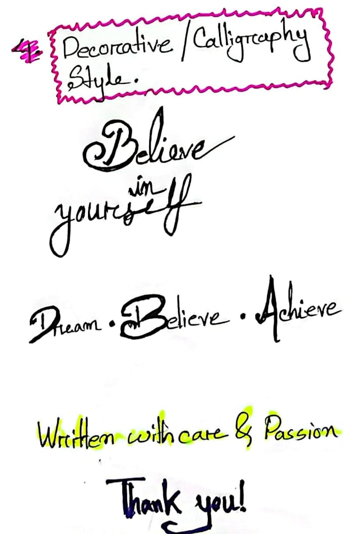 write beautiful handwritten letters and notes