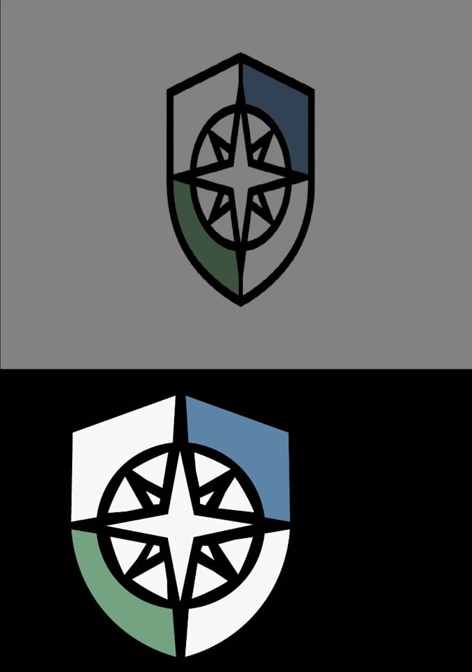 manually trace your image into a clean vector