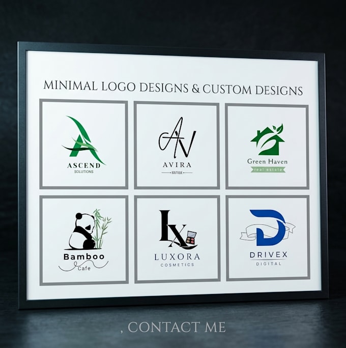 minimal logo design and custum design