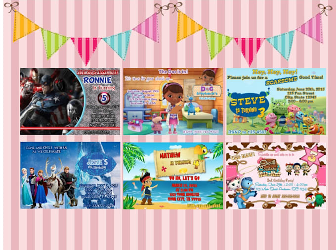 design Birthday Party Invitation
