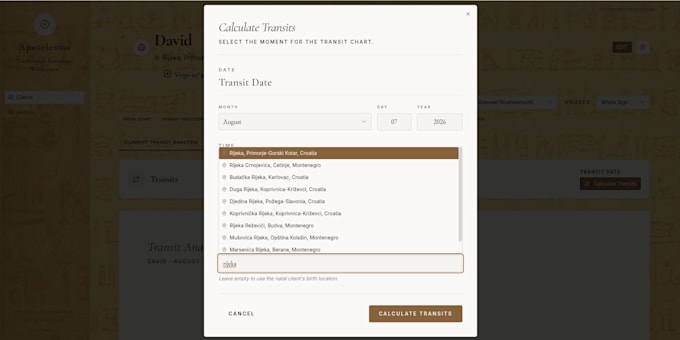 build a custom astrology or numerology app