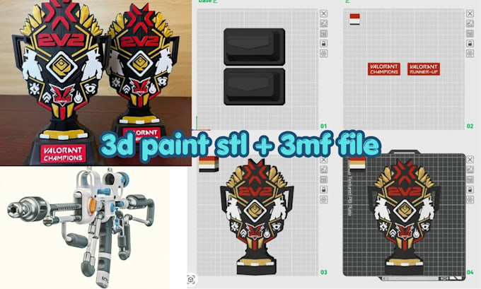 design multicolor 3d printable model 3mf file for 3d printing, toys, keychain