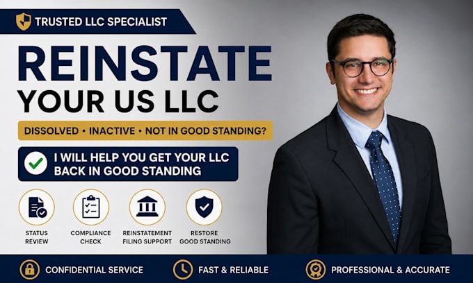 reinstate your dissolved or inactive US llc