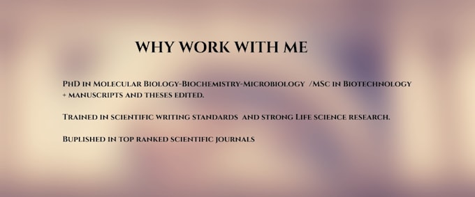 professionally edit your life sciences manuscript or thesis