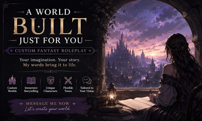 craft an immersive roleplay fantasy based on your unique imagination