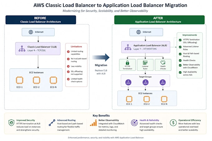 troubleshoot AWS vpc, ec2, alb and rds issues