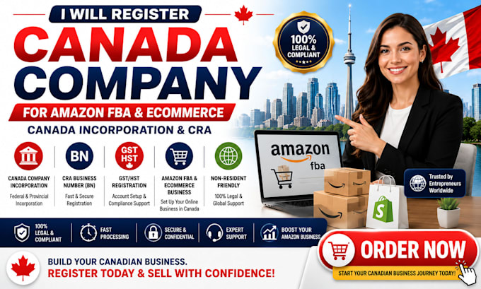 register canada company for amazon fba ecommerce canada incorporation cra