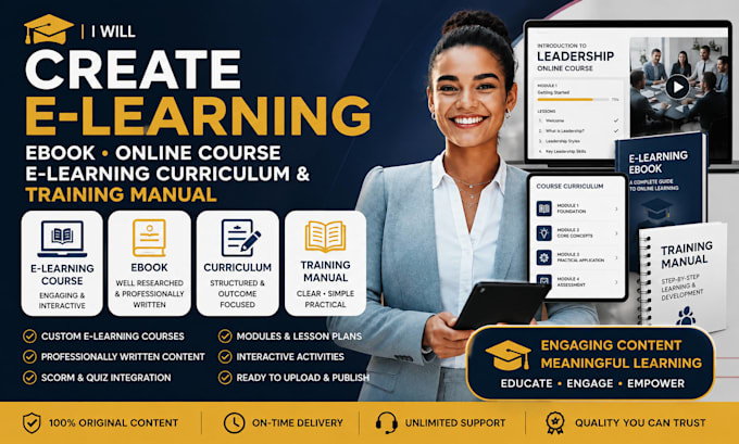 create elearning ebook online course elearning curriculum and training manual
