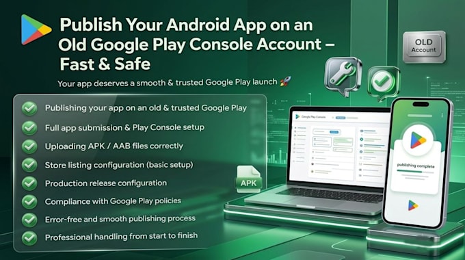 publish apps aged google play console fast deployment