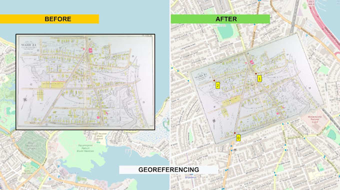do digitization, georeferencing and gis mapping using qgis