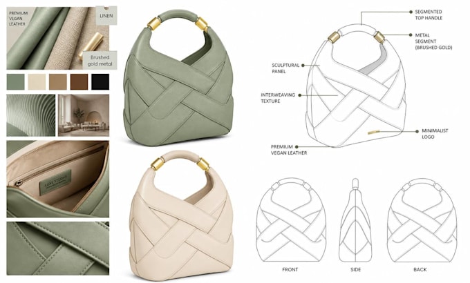 design handbag, bag, accessory tech packs