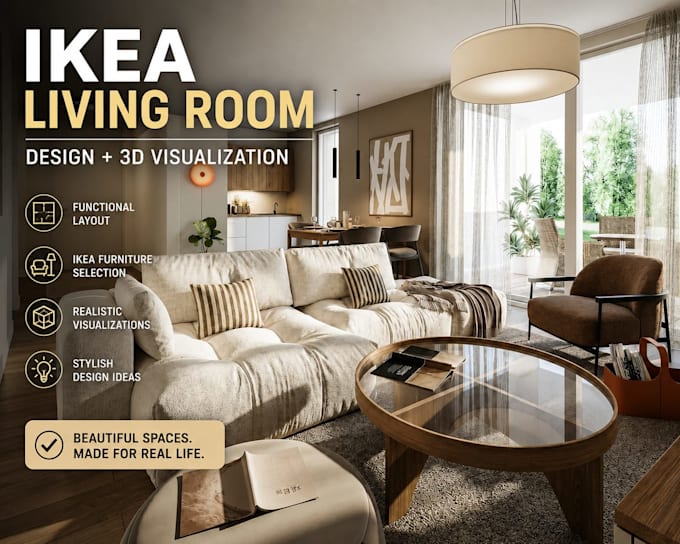 design your ikea living room and create a 3d layout