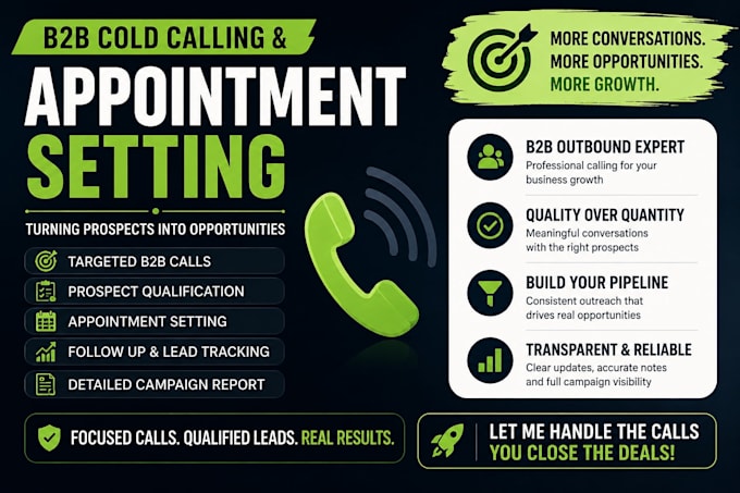 do b2b cold calling and appointment setter for spain businesses with lead gen